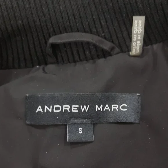 Black quilted winter vest - Andrew Marc brand - Picture 6 of 11